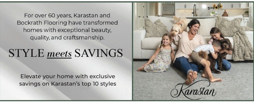 Bockrath Flooring Karastan Promotion - Get exclusive savings on Karastan's top 10 styles