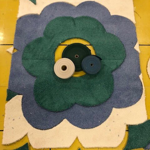 Custom rug design in Dayton OH by Bockrath Flooring & Rugs