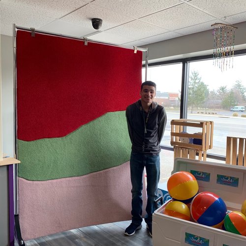 Colorful rug in Dayton OH by Bockrath Flooring & Rugs