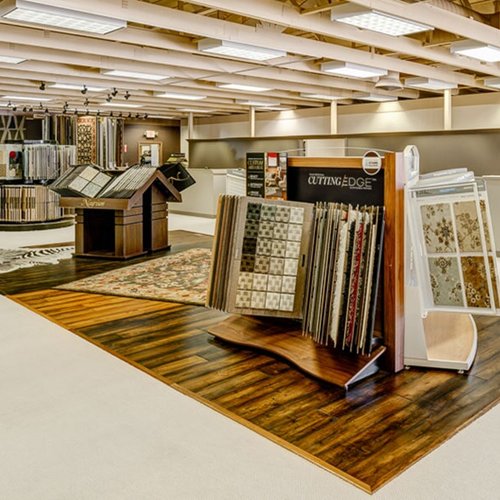 Flooring Display in a Showroom in Dayton OH