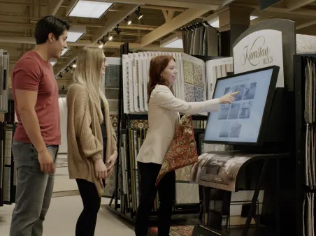 Shopping for area rugs at Bockrath Flooring & Rugs