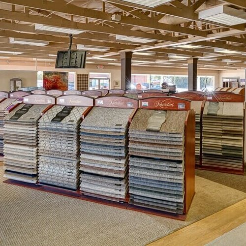 Flooring Display at Bockrath Flooring and Rugs in Dayton OH