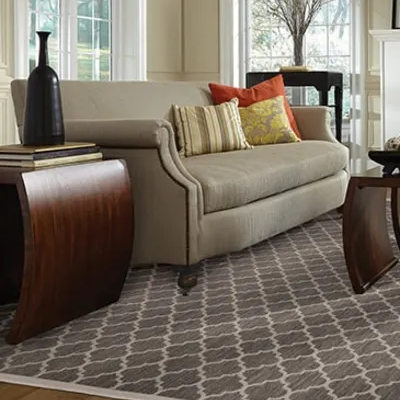 Patterned area rug in Dayton OH by Bockrath Rug Studio