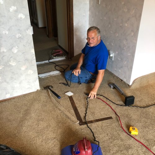 Flooring installation team in Dayton OH