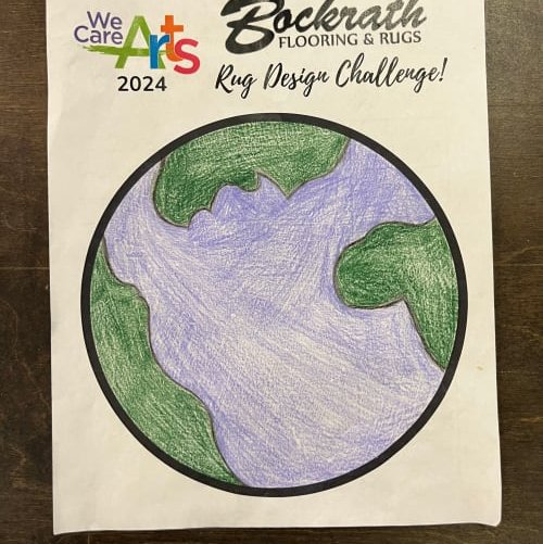 2024 Rug Contest Winner sketch in Dayton OH