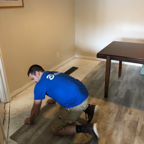 Hard surface Flooring installation in Dayton OH at Bockrath Flooring & Rugs