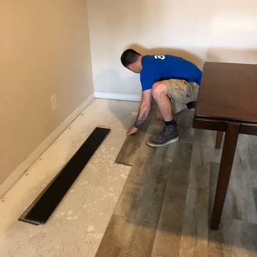 Flooring installation in Dayton OH at Bockrath Flooring & Rugs