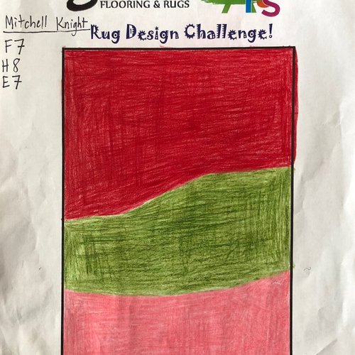 Custom rug contest sketch Dayton OH