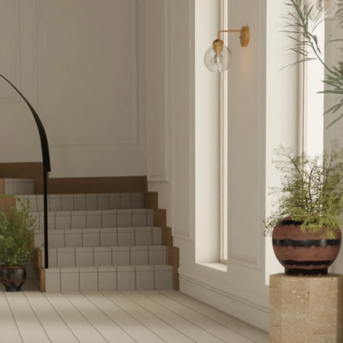 Beige carpet on stairs in a stylish Dayton OH home