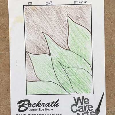 2017 Rug Contest Winner sketch in Dayton OH