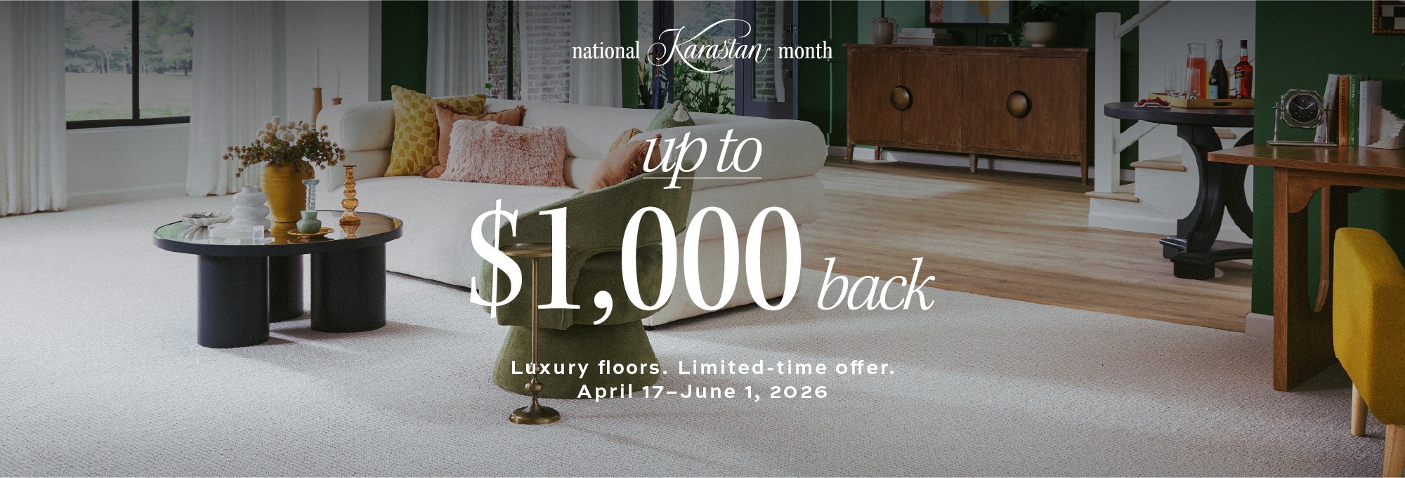 Karastan Style Meets Savings Deal April 17 - Jun 1