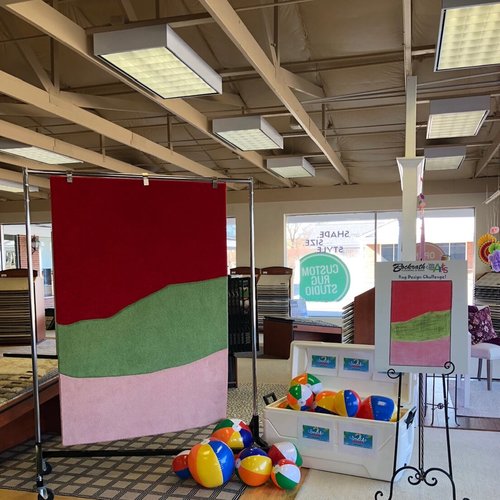 Colorful rug design in Dayton OH by Bockrath Flooring & Rugs