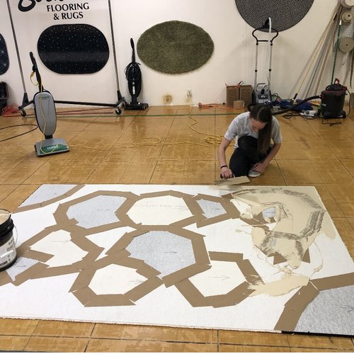 Custom Rug Design in Dayton OH by Bockrath Flooring