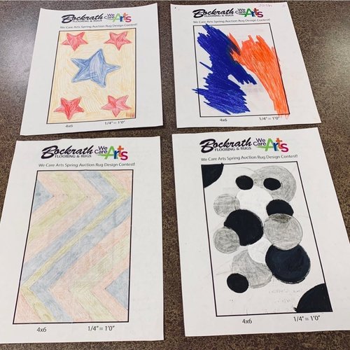 Bockrath Flooring Custom Rug Design contest sketches