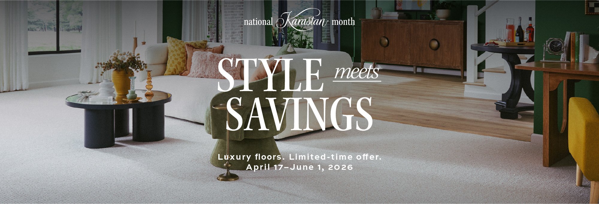 Karastan Style Meets Savings Deal April 17 - Jun 1