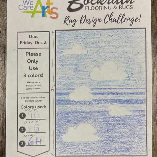 2023 Rug Contest Winner sketch in Dayton OH