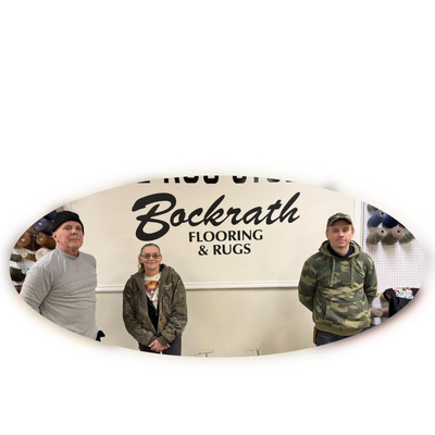 Rick, Barb and Justin at Bockrath Flooring & Rugs