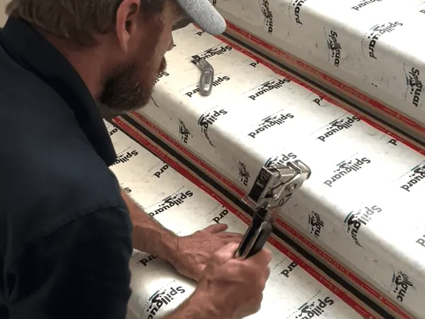 Flooring contractor installing floors in Dayton OH