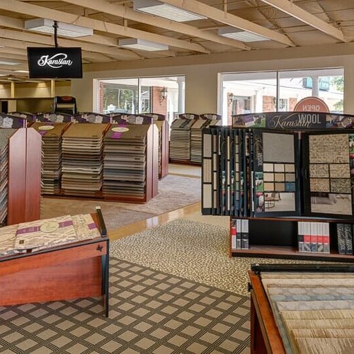 Flooring Display at Bockrath Flooring and Rugs in Dayton OH