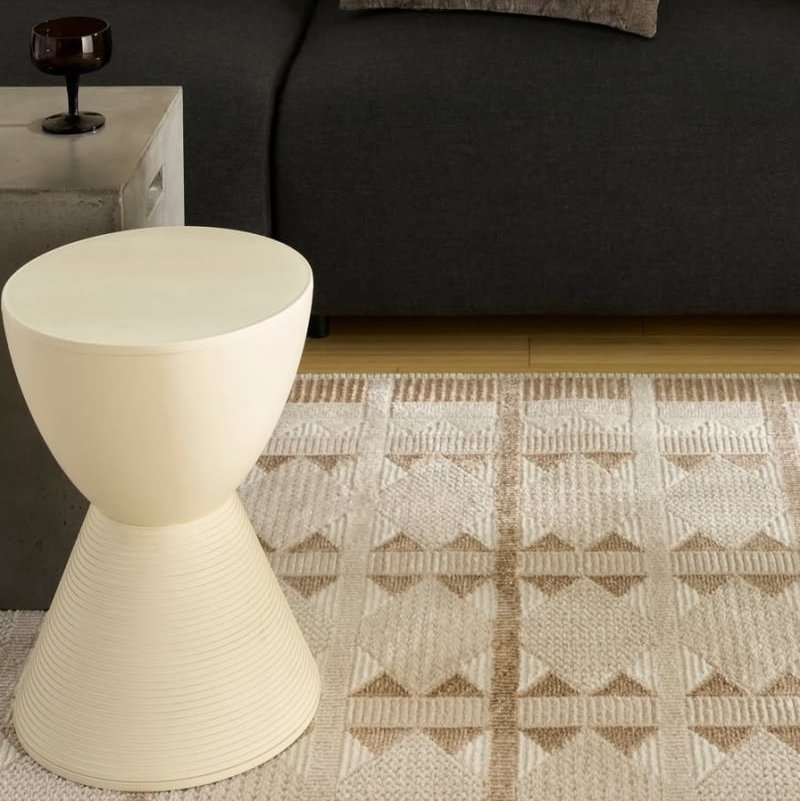 Southwest style area rug in a Dayton OH home by Bockrath Flooring and Rugs