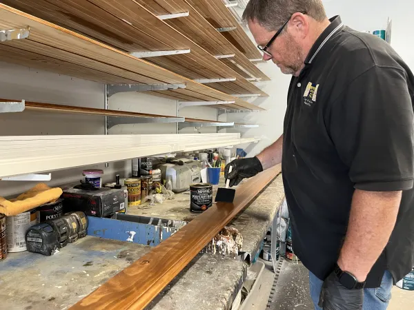 Dave Hutton from Wannemacher’s Door & Trim Service