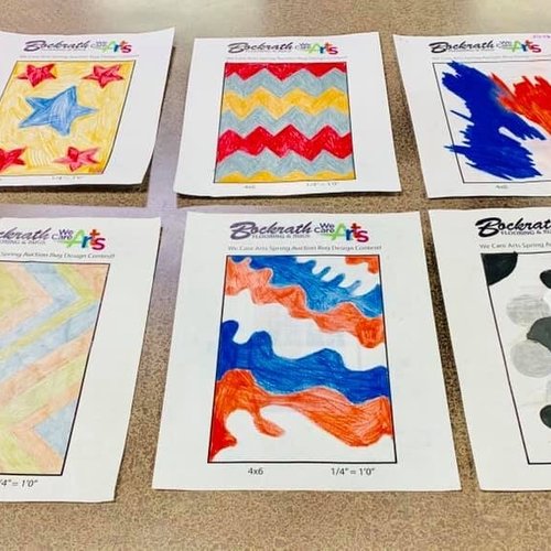 Bockrath Flooring Custom Rug Design contest sketches