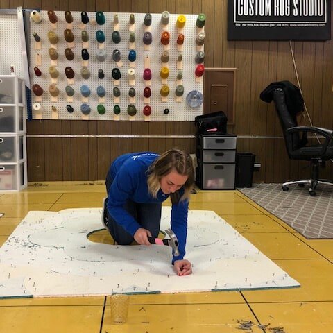 Custom rug design in Dayton OH by Bockrath Flooring & Rugs