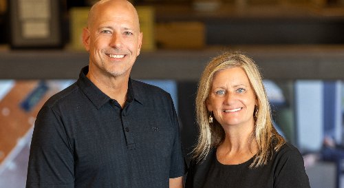 Doug and Erin Bockrath, Owners of Bockrath Flooring & Rugs